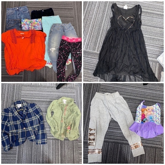 Large girls size 5/6/6x bundle.  DKNY, Disney, Juicy Couture Levi’s, - Picture 1 of 11